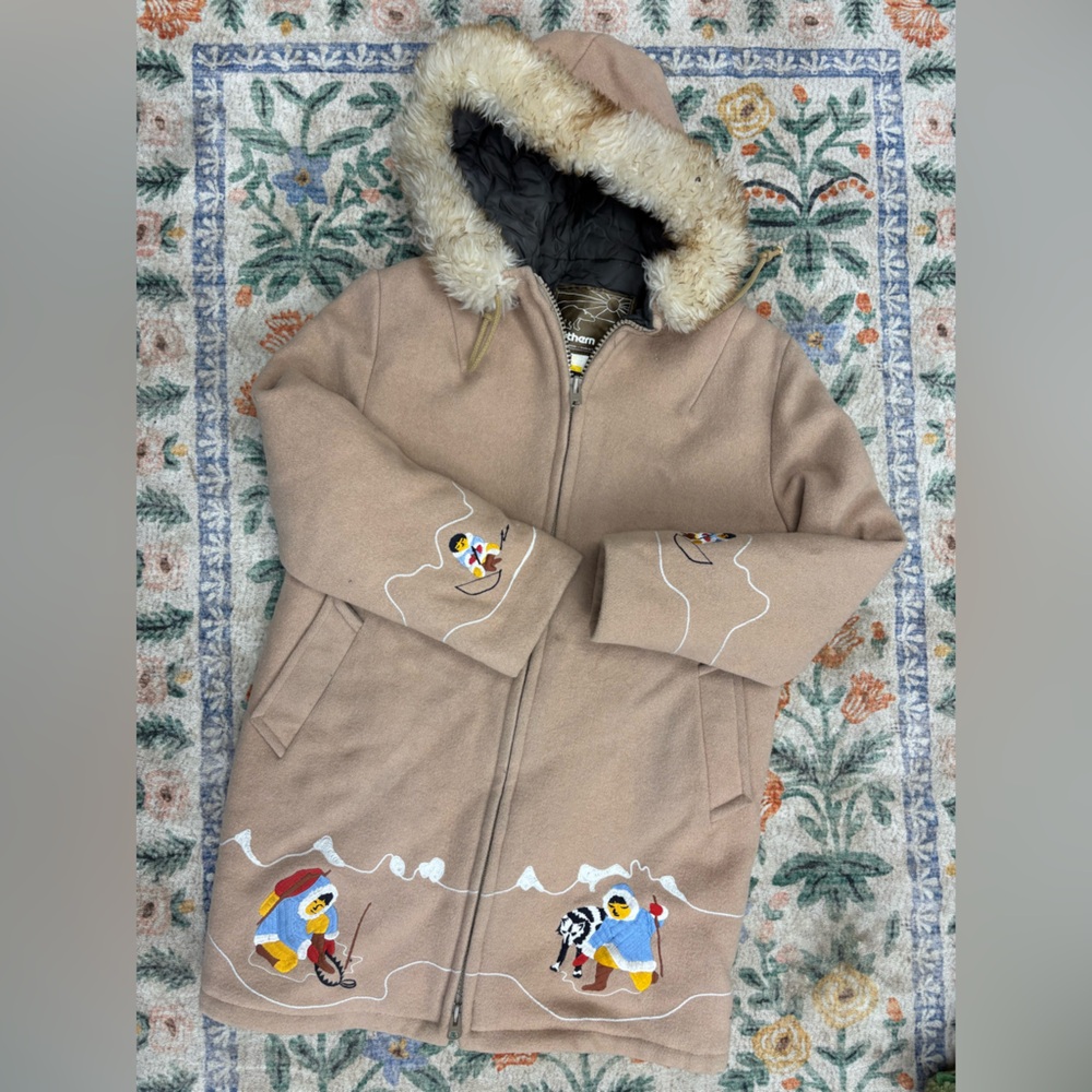 Vintage northern sun coat Medium Large Virgin Wool